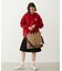 CHERRY QUILTED HELMET BAG
