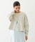 EMBROIDERED ROSE SWEAT JACKET