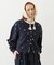 EMBROIDERED ROSE SWEAT JACKET