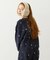 EMBROIDERED ROSE SWEAT JACKET