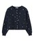 EMBROIDERED ROSE SWEAT JACKET