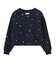 EMBROIDERED ROSE SWEAT JACKET