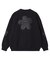 FLOWER ELBOW PATCH SWEAT TOP