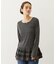 RUFFLE HEM L/S TOP