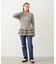 RUFFLE HEM L/S TOP