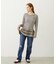 RUFFLE HEM L/S TOP
