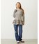 RUFFLE HEM L/S TOP