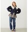 RUFFLE HEM L/S TOP