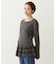 RUFFLE HEM L/S TOP