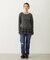 RUFFLE HEM L/S TOP