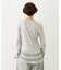 RUFFLE HEM L/S TOP