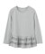 RUFFLE HEM L/S TOP