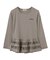 RUFFLE HEM L/S TOP
