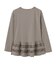 RUFFLE HEM L/S TOP