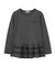 RUFFLE HEM L/S TOP