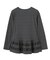RUFFLE HEM L/S TOP