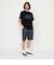 メッシュテクスチャ 3Dロゴプリント Tシャツ