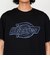 メッシュテクスチャ 3Dロゴプリント Tシャツ