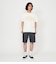 メッシュテクスチャ 3Dロゴプリント Tシャツ