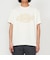 メッシュテクスチャ 3Dロゴプリント Tシャツ