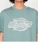 メッシュテクスチャ 3Dロゴプリント Tシャツ
