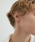 Color Pearl 2way Kahki-Graysh Perple Earring / Single