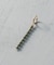 Color Pearl 2way Kahki-Graysh Perple Earring / Single