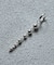 Gradation Ball Chain Earring M / Single