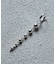 Gradation Ball Chain Earring M / Single