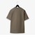 ダーバン D'URBAN 鹿の子幾何学クロスジャカードクルーネックTシャツ