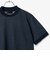 ダーバン D'URBAN フォギー調プレーティング天竺半袖ニットTシャツ