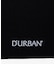 ダーバン D'URBAN ブラック無地ソックス