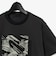 ダーバン D'URBAN パームリーフグラフィックプリントTシャツ(ショートスリーブ)