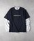 BEN DAVIS レイヤードロングスリーブプリントＴシャツ