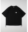 CAMP7(キャンプ7)バックストレートラインロゴプリントＴシャツ