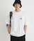CAMP7(キャンプ7)バックストレートラインロゴプリントＴシャツ