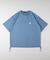 CAMP7(キャンプ7)バックストレートラインロゴプリントＴシャツ