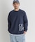 BACK NUMBER(バックナンバー)【メンズ】グラフィックロゴロングスリーブTシャツ