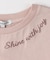 VIVIAN BLUE(ヴィヴィアンブルー)ネックプリントバックタックTシャツ