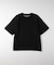 Refurbish(リファービッシュ)袖バイカラー配色ジャガードニットＴシャツ