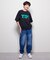 Refurbish(リファービッシュ)ビッグロゴプリントワンポイント刺繍Tシャツ