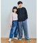 VIVIAN BLUE(ヴィヴィアンブルー)【キッズ】フロントロゴチュニック長袖Tシャツ