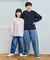 VIVIAN BLUE(ヴィヴィアンブルー)【キッズ】フロントロゴチュニック長袖Tシャツ