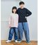 VIVIAN BLUE(ヴィヴィアンブルー)【キッズ】フロントロゴチュニック長袖Tシャツ