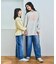 VIVIAN BLUE(ヴィヴィアンブルー)【キッズ】フロントロゴチュニック長袖Tシャツ