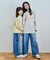 VIVIAN BLUE(ヴィヴィアンブルー)【キッズ】フロントロゴチュニック長袖Tシャツ