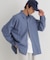 BACK NUMBER(バックナンバー)【メンズ】【店舗で人気】ブロードチェックビッグシャツ(さらっと羽織れる/1枚で決まる)