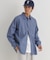 BACK NUMBER(バックナンバー)【メンズ】【店舗で人気】ブロードチェックビッグシャツ(さらっと羽織れる/1枚で決まる)