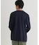 BACK NUMBER(バックナンバー)【メンズ】【店舗で人気】【さらっと心地良い】シルケット加工胸ポケットロングスリーブTシャツ(遮熱・接触冷感)