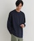 BACK NUMBER(バックナンバー)【メンズ】【店舗で人気】【さらっと心地良い】シルケット加工胸ポケットロングスリーブTシャツ(遮熱・接触冷感)